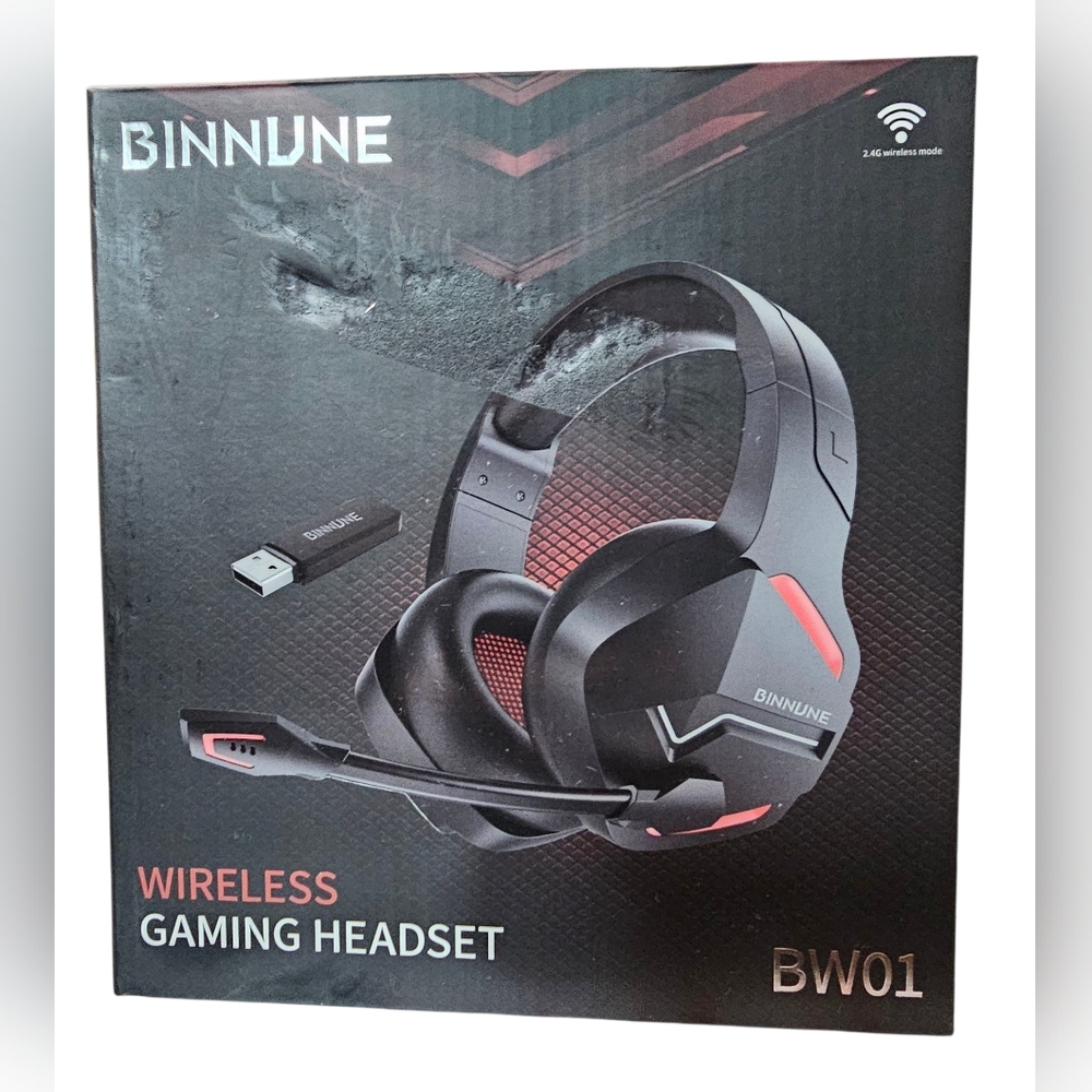 BINNUNE Wireless Gaming Headset New In Box